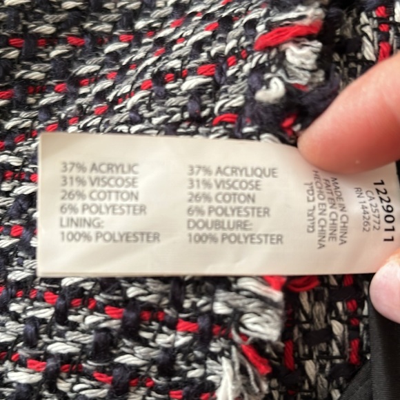 NWT Black Tape Tweed Blazer - Picture 10 of 12